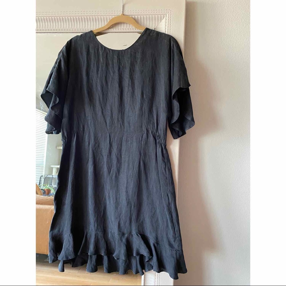ZARA ruffle dress